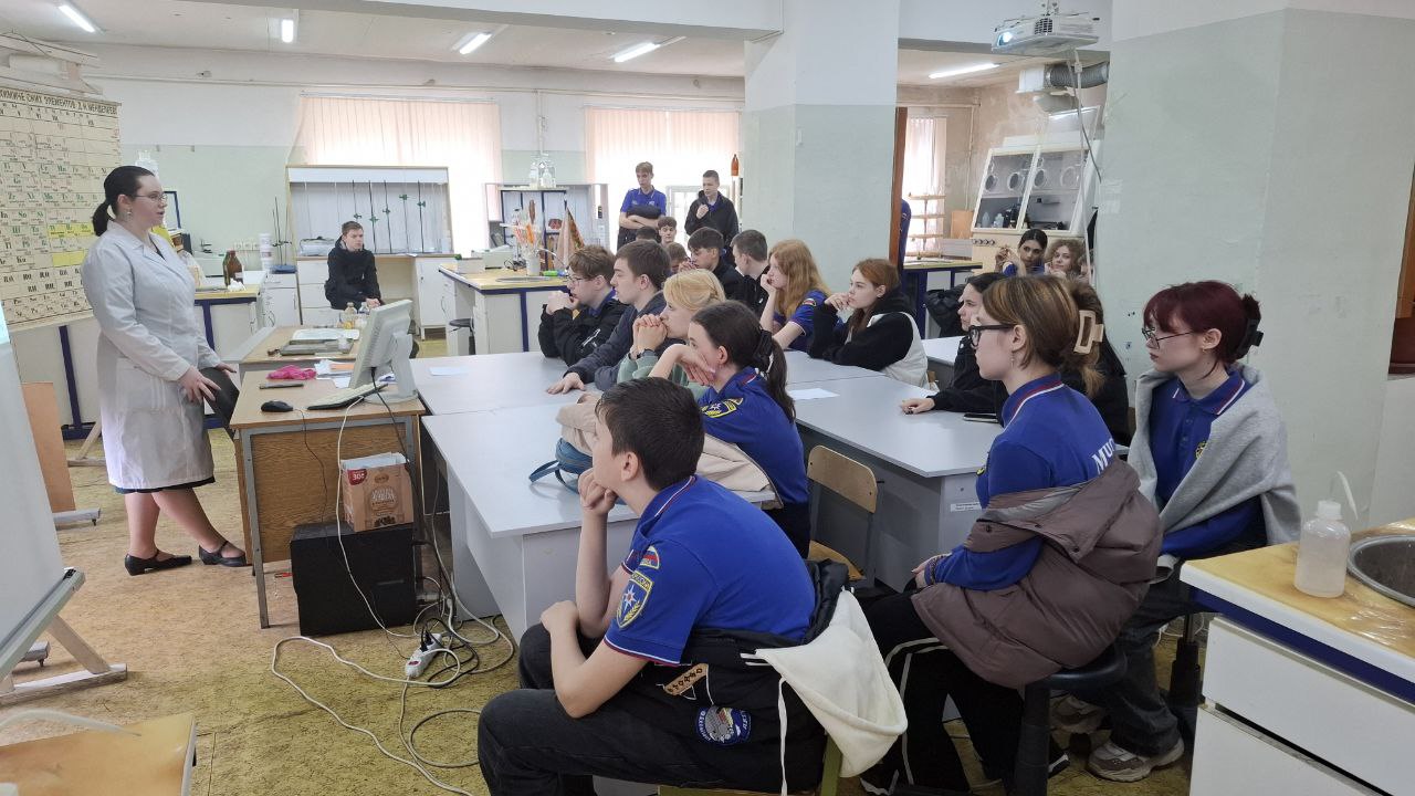 Ученики кимрской школы № 13 в ГУД