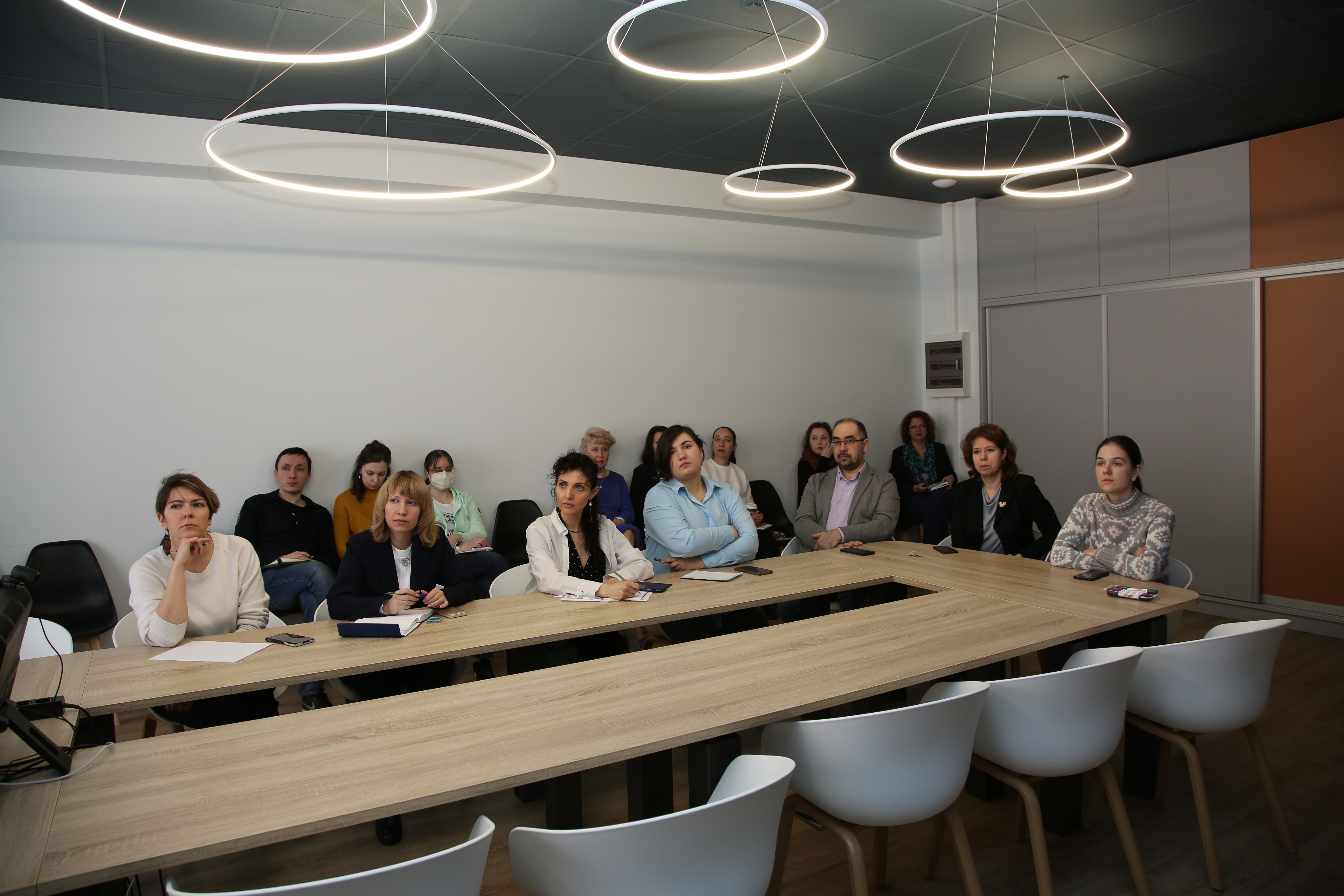 Сотрудники университета на мастер-классе